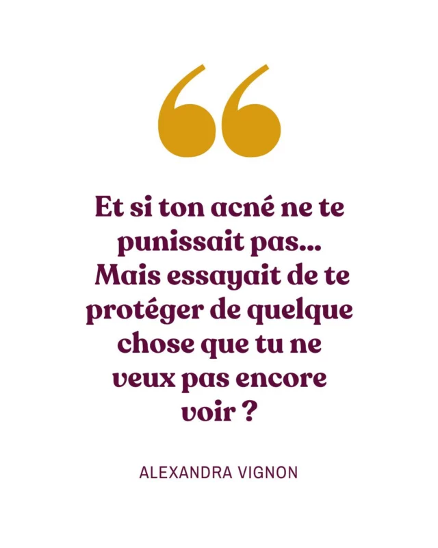 Je sais que cette phrase peut déranger.
Mais si tu souffres d’acné hormonale depuis des années, tu sais aussi que ce n’est pas “juste un problème de peau”.

Et si on arrêtait de chercher uniquement à effacer les boutons ?
Et qu’on se demandait enfin ce que le corps essaye de dire à travers eux ?

C’est exactement ce dont je te parlerai ce soir.

👉 Masterclass gratuite : Les 3 vérités sur l’acné hormonale qui t’empêchent de la résoudre durablement.
📅 Lundi 26 mai à 20h30.
📍 En ligne sur Zoom. 
⚡ Réserve ta place maintenant : lien en bio. 

Avec douceur,
Alexandra 💜
__________
#acné #anxiété #stresschronique #introversion #hypersensiblité #peauetémotions #reconnexionaucorps #acnéféminine #acnéliberation #acnéfrance #acneféminine #acnéique #psychosomatique #skinandmind #acnéetémotions #problemesdepeau #peauacnéique #afleurdepeau #santedelapeau #acné #acnehormonale