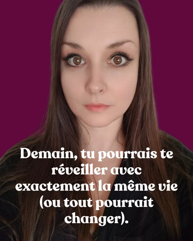 Tu pourrais te réveiller demain avec exactement la même vie.
La même peau.
La même peur d’être vue sans maquillage.
La même charge mentale.
Le même doute qui revient à chaque bouton…

Mais aujourd’hui, tu as encore le choix.

✨ Le choix de ne plus vivre comme si ton corps était ton ennemi.
✨ Le choix de ne plus subir l’acné comme une fatalité.
✨ Le choix de prendre soin de toi autrement : plus en profondeur, plus en conscience, plus durablement.

Hack ta Peau, ce n’est pas un remède miracle.
C’est un chemin.
Mais c’est le bon.
Celui qui transforme ta relation à ton corps, à ta peau, à toi-même.

📆 Les inscriptions pour cette édition très spéciale ferment ce soir à minuit.

Et si tu veux m’écrire avant de décider, je suis là. 

Alexandra 💜
_________
#santedelapeau #acnéféminine #acné #anxiété #acnehormonal #acnéique #acnéhormonal #boutonsdacné #peaunette